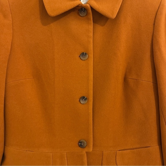 Anne Klein Women's Burnt Orange Wool Blazer Size 8 Women’s - Picture 3 of 9